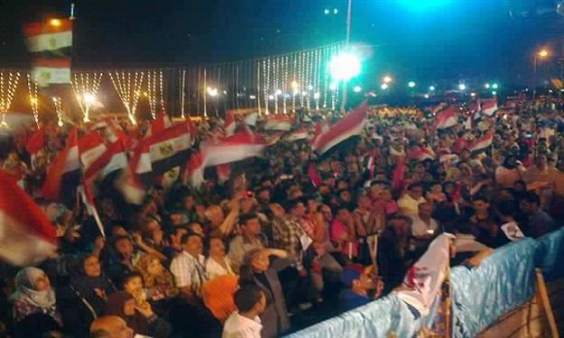 متظاهرين رابعة العدوية_ارشيفية